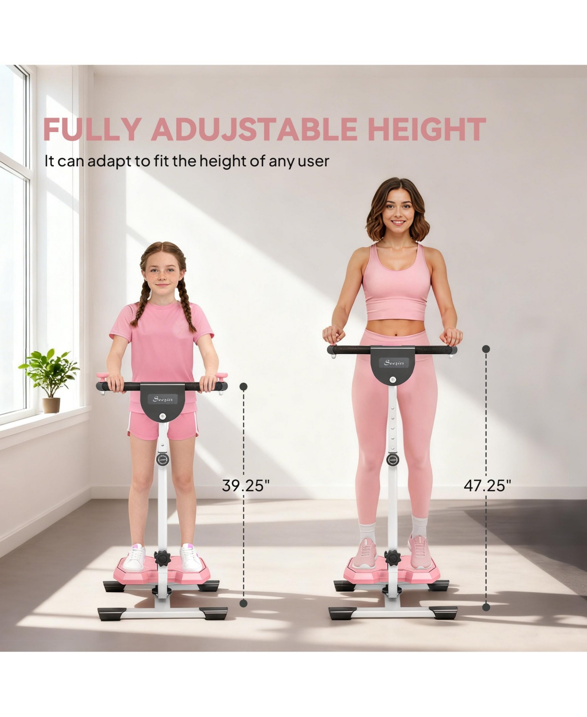 Soozier Ab Twister Board W/ Screen, Workout Equipment Core Fitness