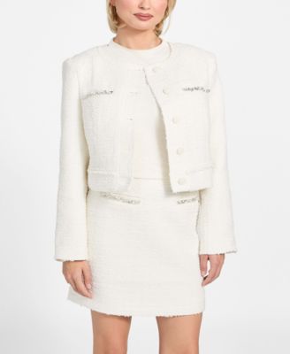 Women's Clotilde Tweed Cropped Jacket
