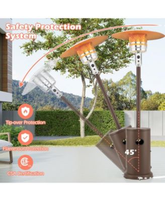 50000 BTU Propane Patio Heater with Round Table Design