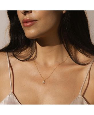 Gaining Clarity White Topaz Starburst Necklace – Adjustable, Elegant, Sparkling Necklace