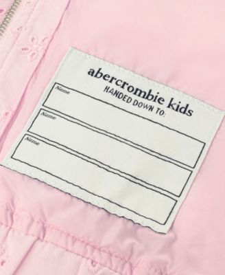 Girls' Floral Print Bomber Jacket