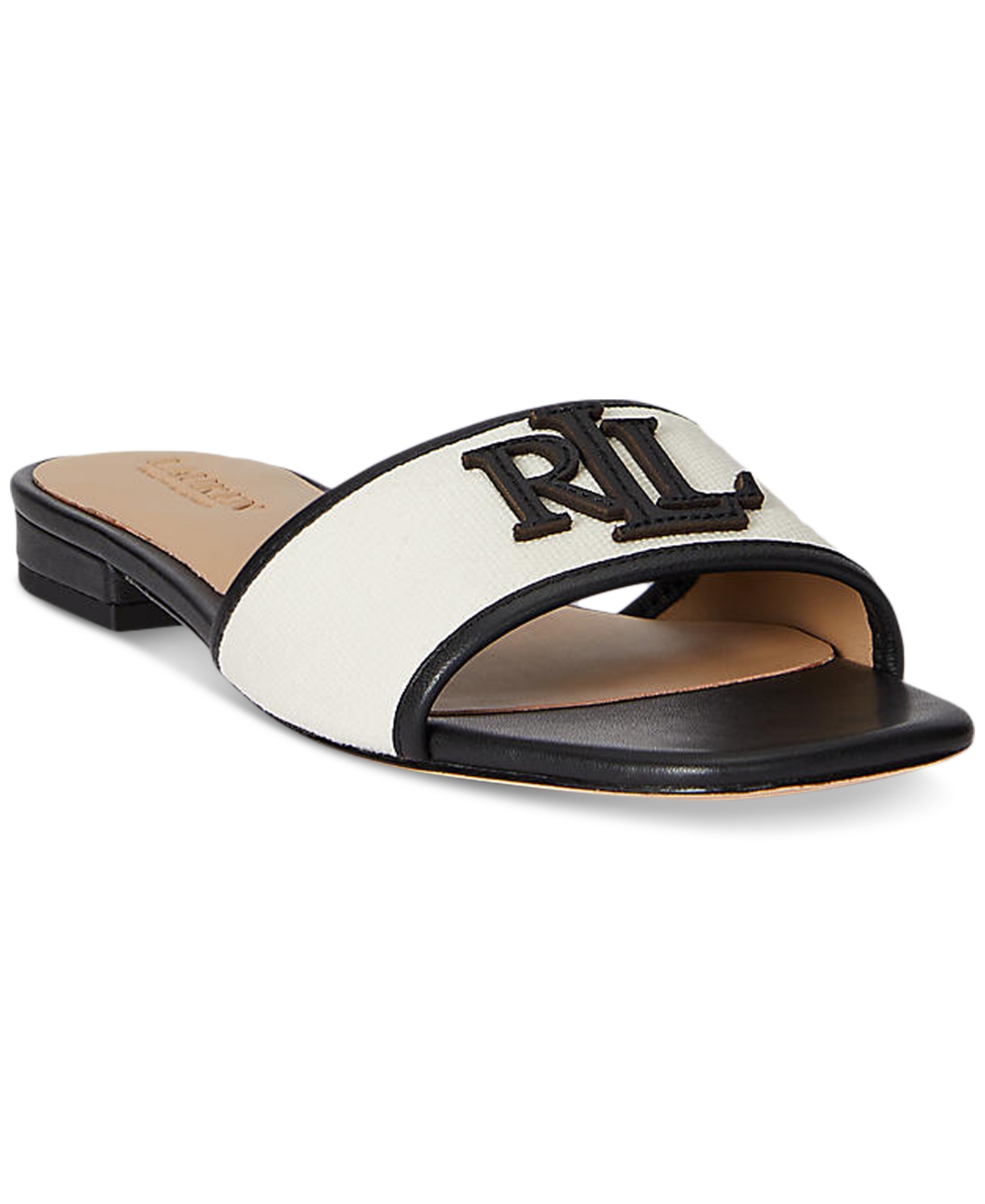 Ralph Lauren Women's Everley Slide Sandals In Black