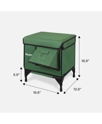 AllGuard Outdoor Heated Cat House – Night Camo (Small)