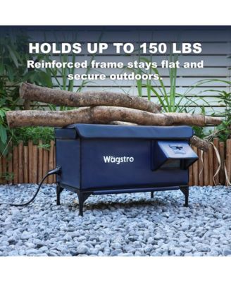Flagship Outdoor Heated Cat House — Navy Blue