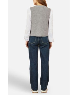 Women's Knitted Pullover Waistcoat