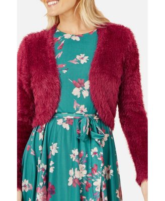 Women's Eyelash Knit Bolero