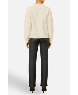 Women's 's Relaxed Fit Floral Sequin Sweater