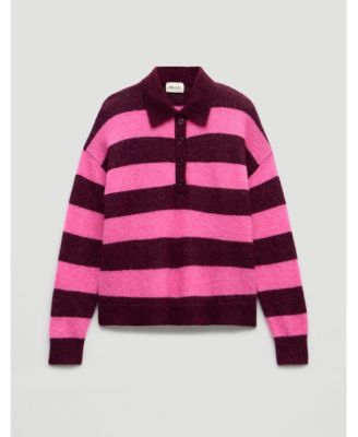 Women's Drew Wool Blend Relaxed Rugby Sweater