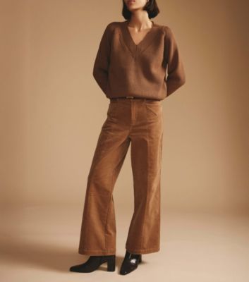 Women's Camila Wide Leg Corduroy Pants