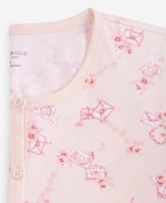 Women's 2-Pc. Cotton Printed Cropped Pajamas Set, Created for Macy's