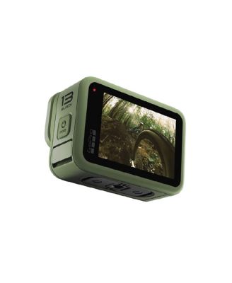 HERO13 Black in Forest Green Bundle with 64GB Memory Card and EVA Case