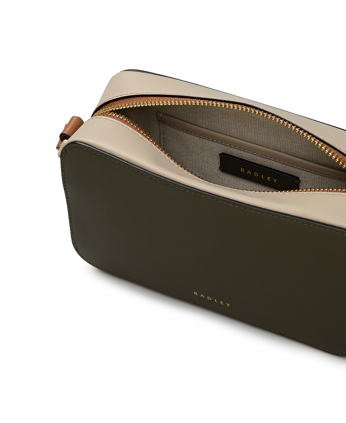 Radley London Beech Row Colorblock Mini Zip Around Crossbody Bag In Green