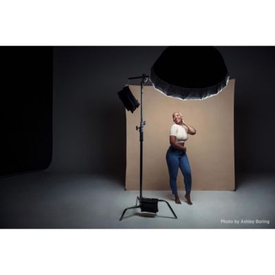 8x8' X-Drop Pro Wrinkle-Resistant Backdrop, Brown Sugar