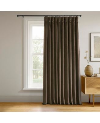 Java Signature Extra Wide Velvet Blackout Curtain