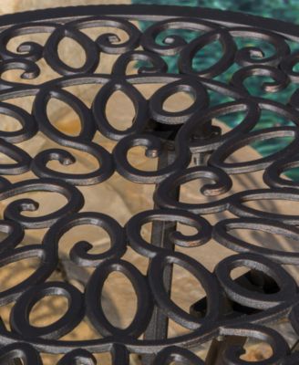 Dakara 3-Pc. Copper-Finish Aluminum Bistro Set