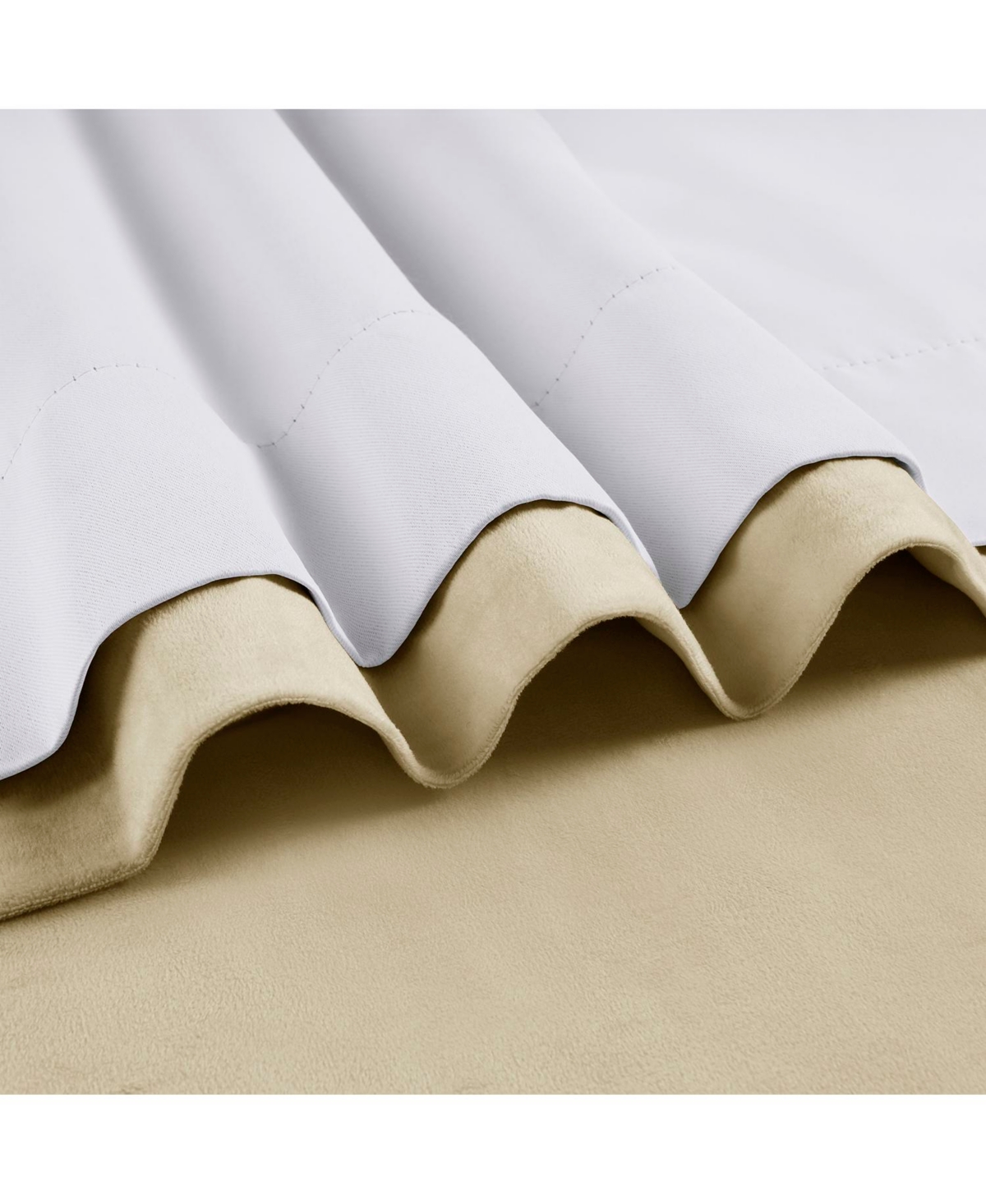 Half Price Drapes Neutral Ground Signature Extra Wide Velvet Blackout Curtain