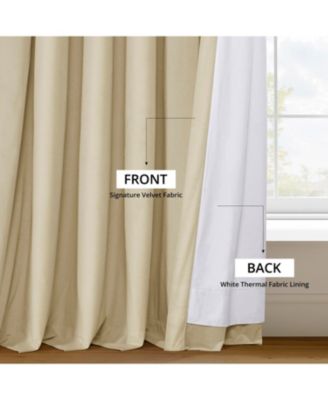 Signature Velvet Blackout Curtain