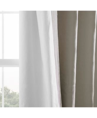 Fresh Khaki French Linen Room Darkening Curtain