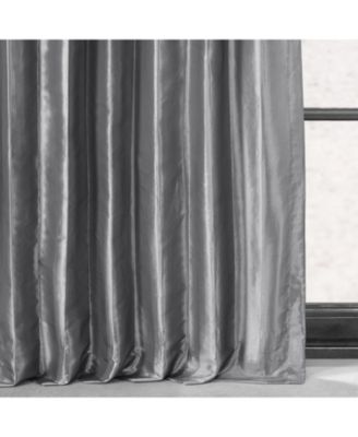 Faux Silk Taffeta Blackout Curtain
