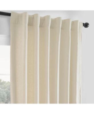 French Linen Room Darkening Curtain