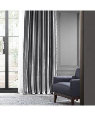 Faux Silk Taffeta Blackout Curtain