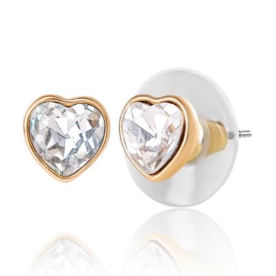 Gold-Tone Bow, Butterfly & Pearl Stud & Hoop Earring Set, 12 Pairs