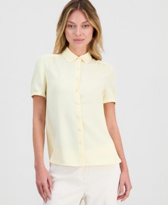 Women's Button-Front Short-Sleeve Shirt