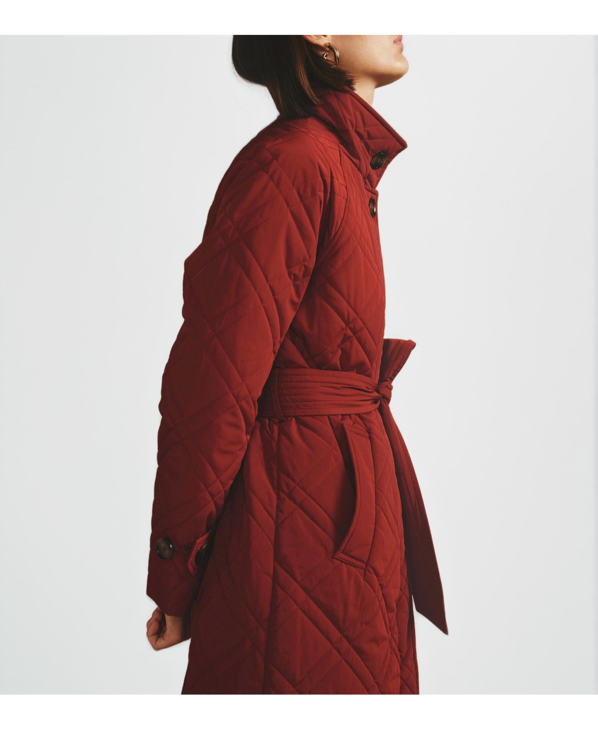Universal Standard Plus Nehra Quilted Coat
