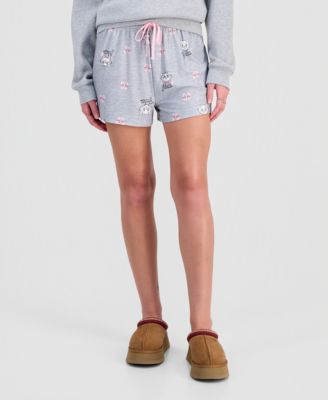Juniors' Marie Valentine's Day Brushed Jersey Lounge Shorts
