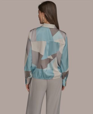 Women's Long-Sleeve Drawstring Top