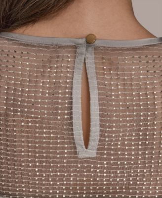 Women's Sleeveless Beaded Top