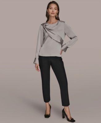 Women's Scoop Neck Long-Sleeve Top