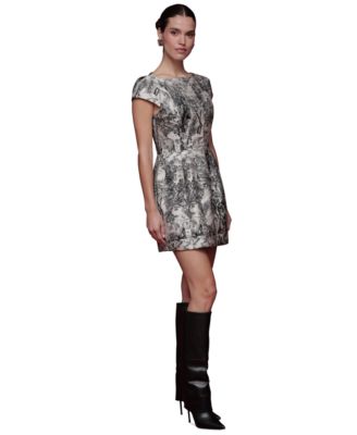 Women's Cap-Sleeve Mini Dress