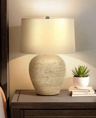 Lighting 25" Rattan Table Lamp