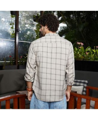 Men's Coin Grey BiGraph-Check Shirt