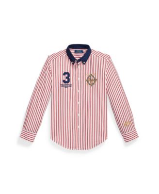 Polo Ralph Lauren - Boys' 8-18 Pony Crest Striped Shirt