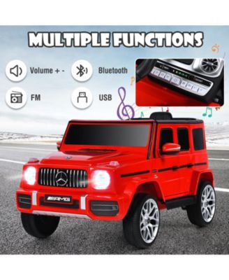 12V Mercedes-Benz G63 Licensed Kids Ride On Car with Remote Control