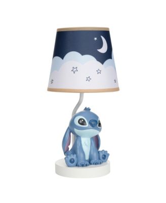 Disney Stitch Hand-Painted 3D Sculpted Nursery Lamp and Shade
