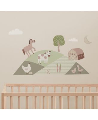 Farmyard Friends Wall Decals/Stickers - Horse/Cow/Barn