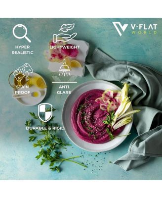 30x40" Double Sided Duo Board Backdrop, Miami Sky/Sahara Sand