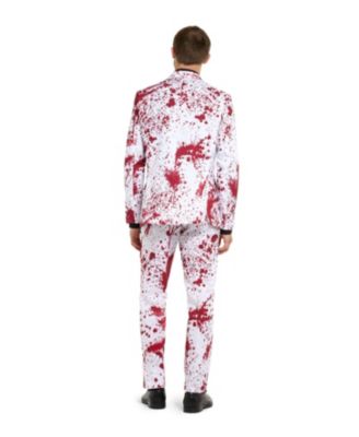 Men's Men s Halloween Costume Red Splatter Party Outfit