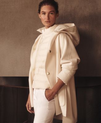 Women's Button Front Cape Coat