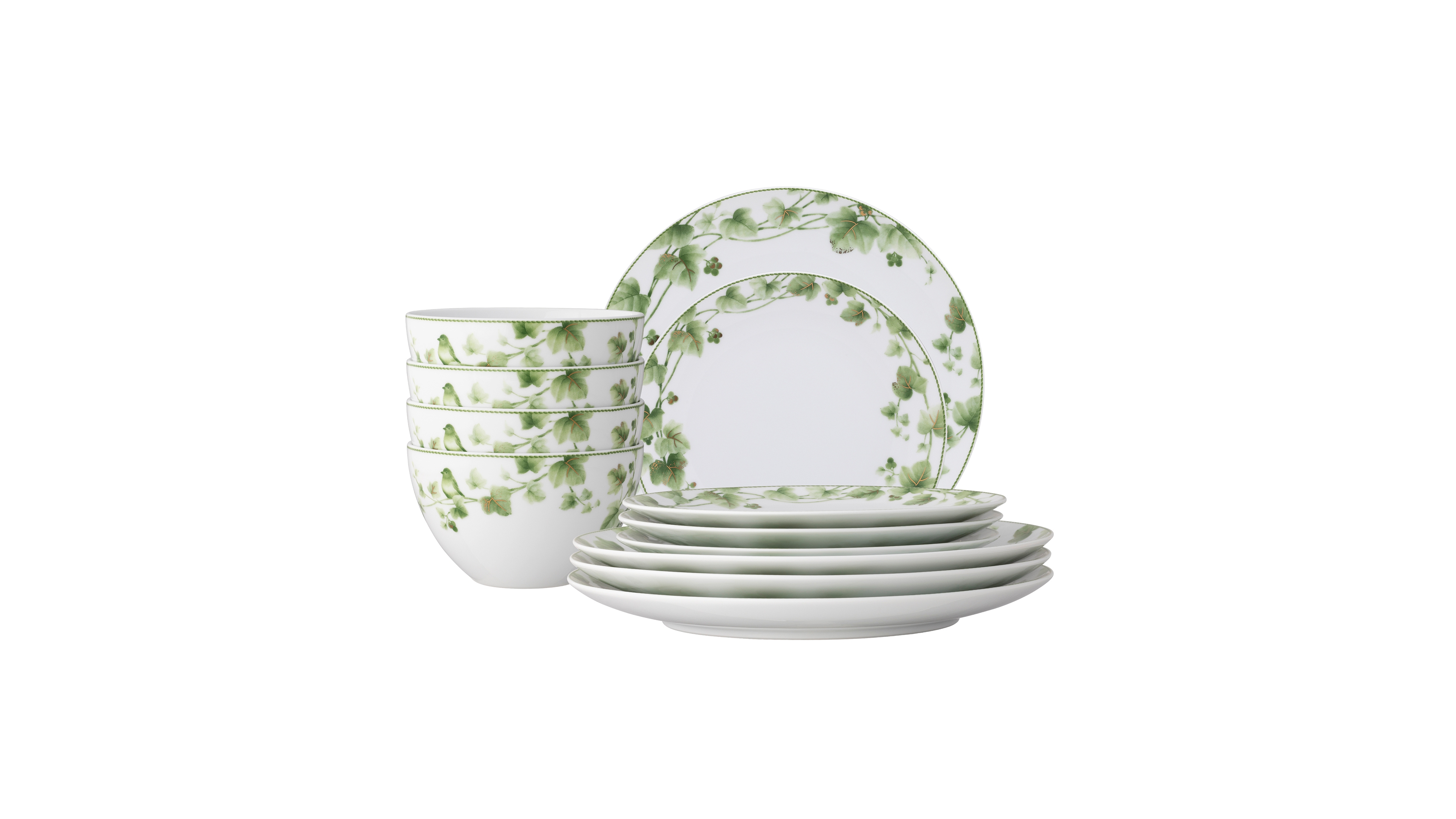 Noritake Ivy Whisper 12 Pc. Dinnerware Set, Service For 4