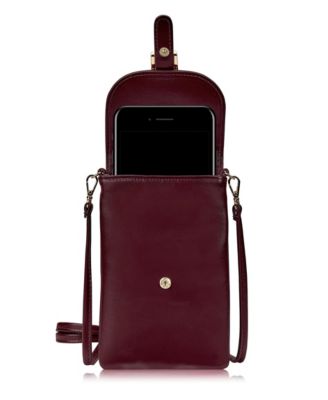 Emmie Leather Phone Crossbody Bag