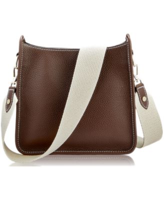 Elle Pebble Leather Crossbody Bag