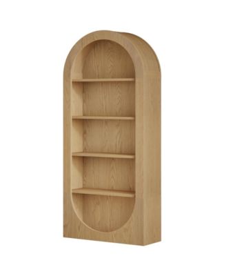 70.9-Inch Tall Arched Shoe Rack, 5-Tier Open Shoe Cabinet, Shoes Storage Organizer