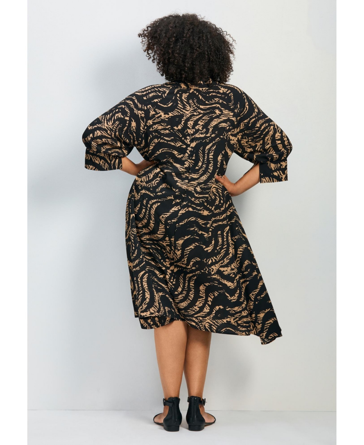 Avenue Women's Parker Hanky Hem Collared Dress