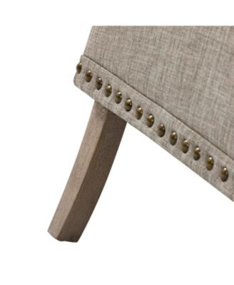 Mcgavock Traditional Wooden Upholstered Accent Chair with Tufted Back