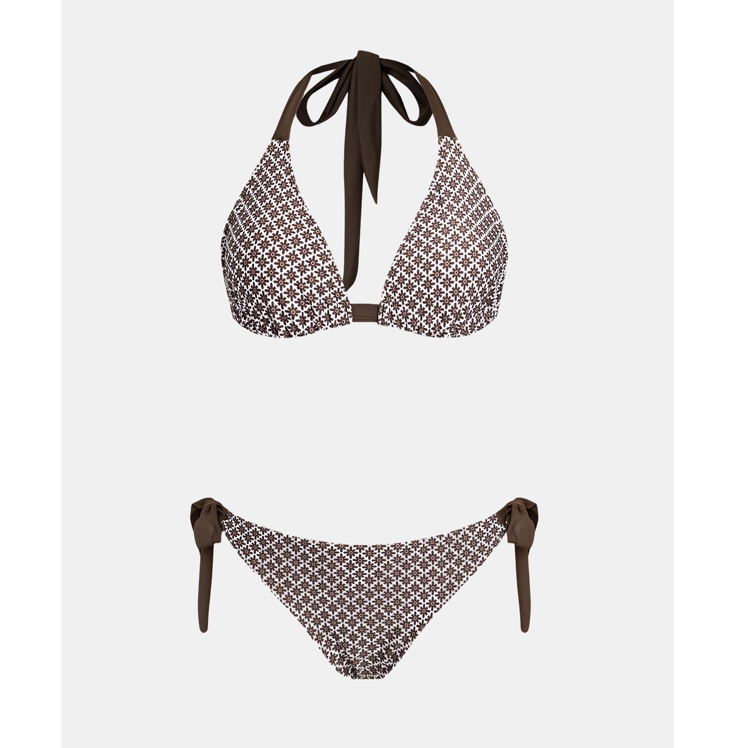 Комплект бикини Crush, двусторонняя модель — Cupshe, цвет: Коричневый — фото 4