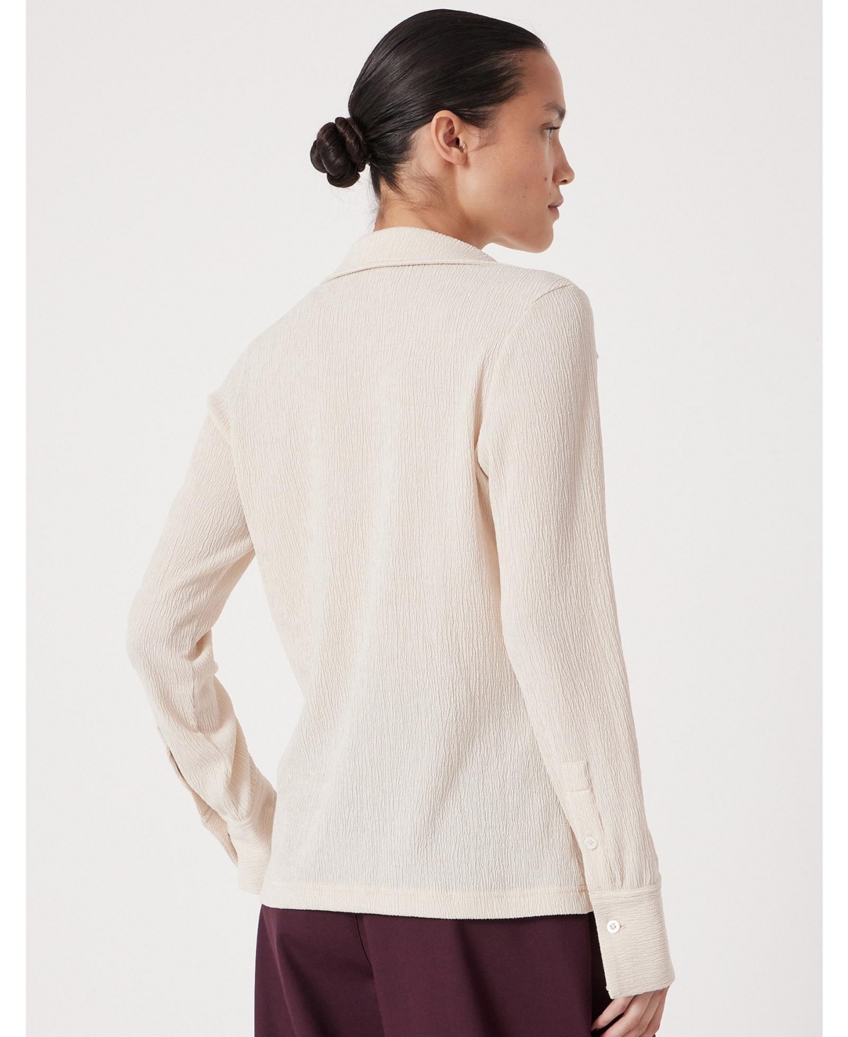 Hush Women's Textured Slim Shirt